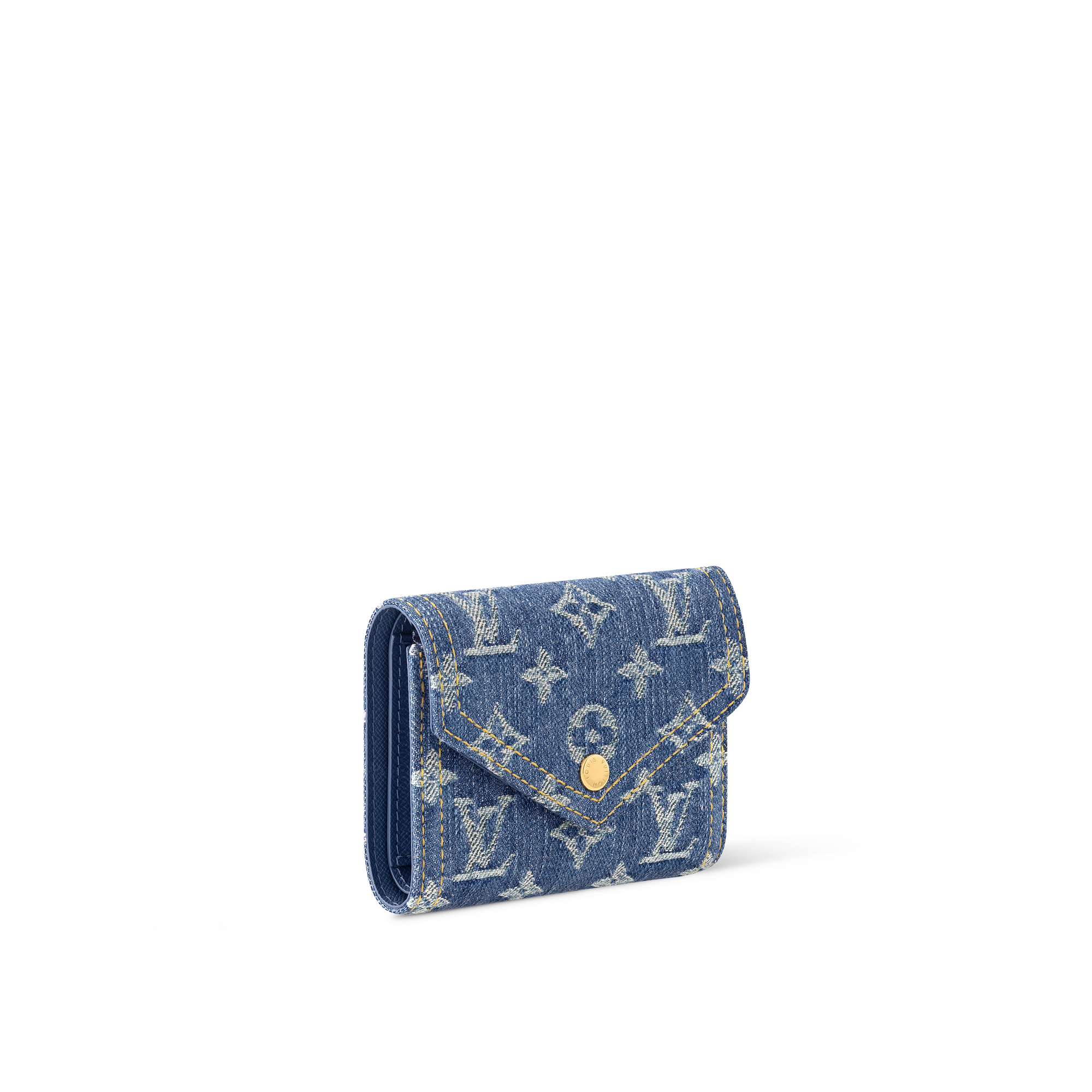 Victorine Wallet Monogram Denim - Wallets and Small Leather Goods